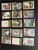 Collection of (15) 1970's Baseball Cards