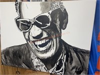 Ray Charles Oil Painting On Canvas