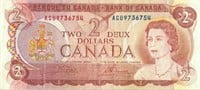 CANADIAN 1974 $2