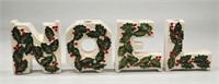 VINTAGE JAPAN CERAMIC HOLLY & BERRY NOEL