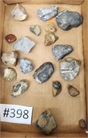 Assorted rocks and agates