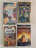 Four Disney VHS Movies