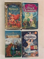 Four Disney VHS Movies