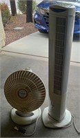 T - LOT OF 2 ELECTRIC FANS