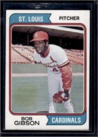 Bob Gibson 1974 Topps #350. One of the greatest