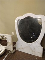 Fantastic Antique Marble Sink, Wall Mount