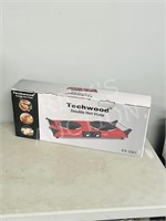 techwood double hot plate - never used