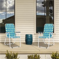 N1628  Ktaxon Folding Outdoor Beach Chairs, Blue