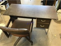Desk with matching chair