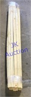 Wood bundle / slats or sign stakes