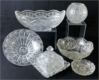 Assortment of Bohemia Crystal & Glassware