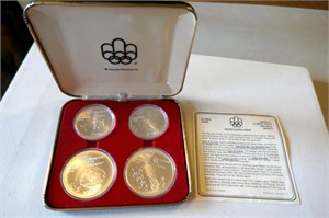 1976 Montreal  Olympic Five & Ten Dollar Coin Set