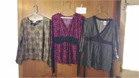 3 WOMEN'S SHIRTS