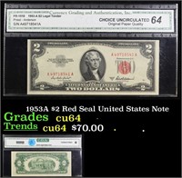 **Star Note** 1953A $2 Red Seal United States Note