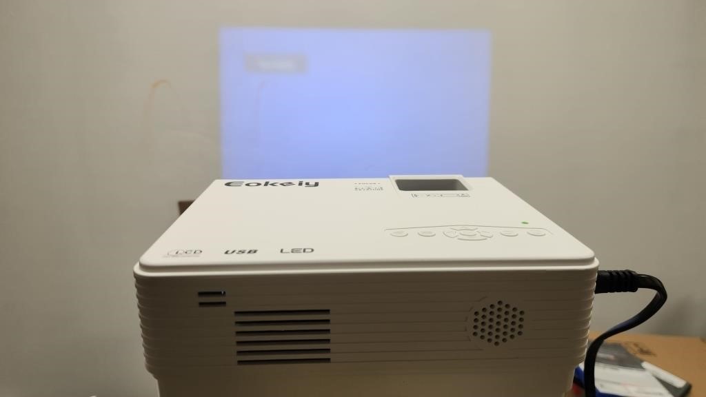 2024 Projector with Two-Way Bluetooth, 1080P Mini