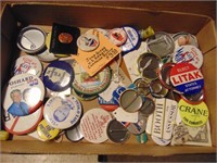 Flat full of Illinois Political Buttons
