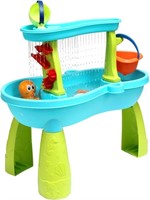 B #723 Toddler Sensory Sand and Water 2 Tier Table