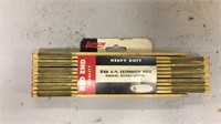 Vintage Lufkin red end quality 6ft extension ruler
