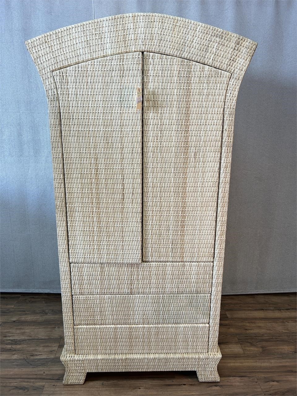 LaCor Wicker Light Finish Armoire