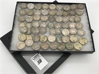 Collection of 63 Various Nickels Including