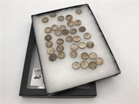 Collection of 35 Various Silver Mercury Dimes