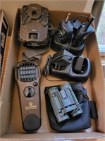 Trail cam, walkie talkies & more