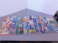 Lot de 10 magazines Tintin de 1970 à 1976