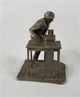 Alexander Graham Bell Pewter Figurine, Deutsches