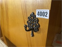 Cast Iron Clothing Hook, Tree Design, 5"T X 3"W