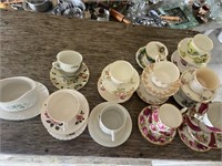 Lot Of Cups & Saucers