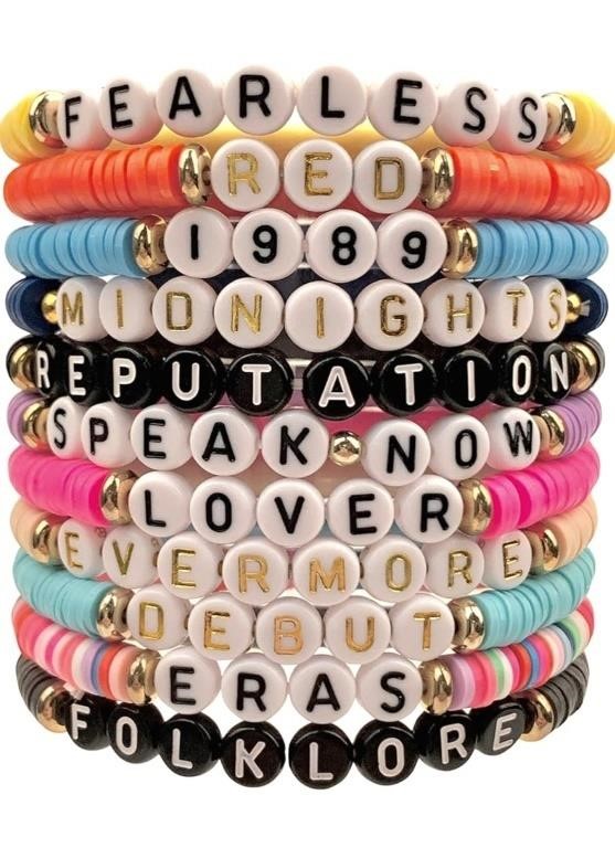 22 pcs TIPTOE&KISS Taylor Inspired Bracelet for