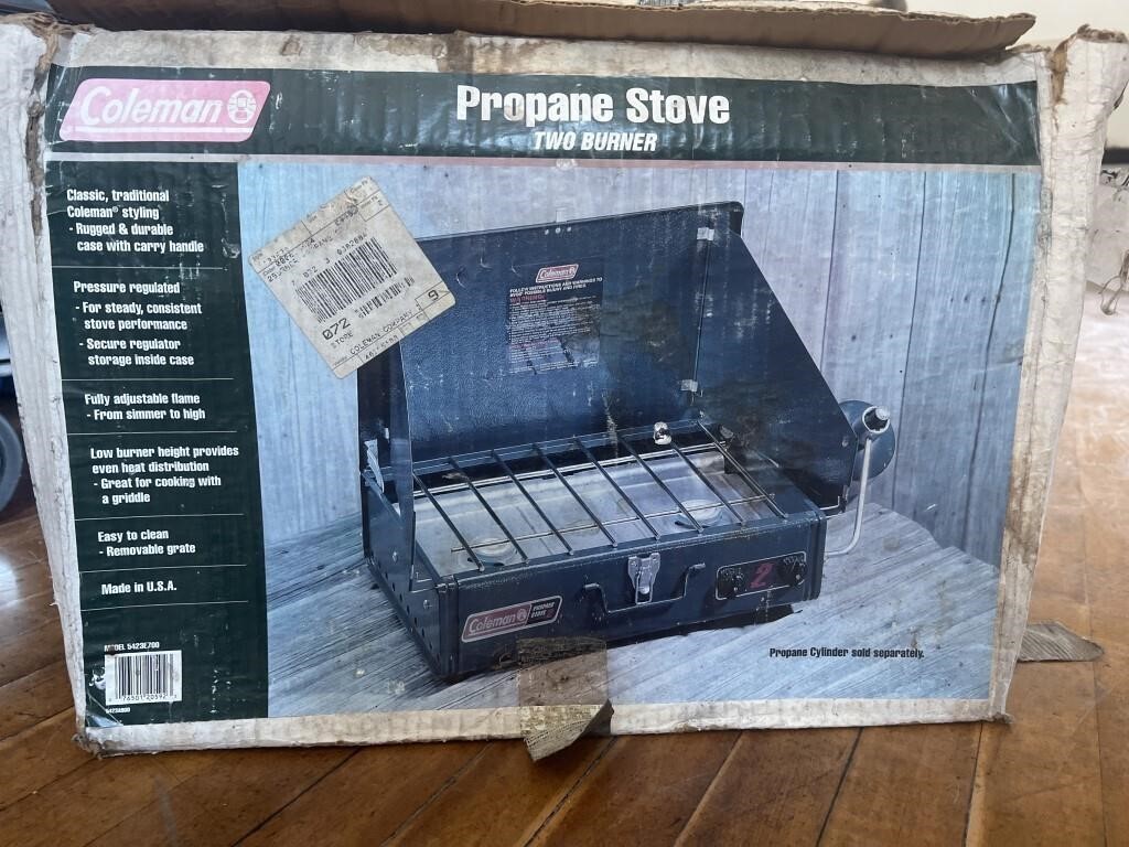 COLEMAN PROPANE CAMP STOVE