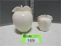 Red Wing apple vases