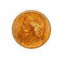 Coin ** Rare 1860 Great Britain Large Cent-Gem Unc