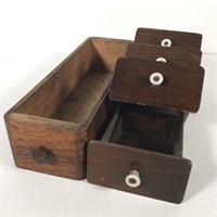 (4) Spice Cabinet Drawers, (1) Sewing  Drawer