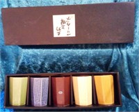M - SET OF JAPANESE SAKE CUPS (K43)