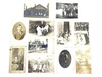 11 RPPC - Family Photo Postcards