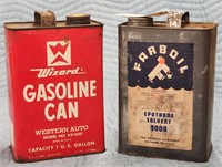 "Wizard" & "Farboil" 1GAL Cans