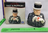 Clay Art collectible poker Salt&Pepper Shaker Set