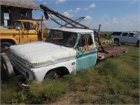 1966 Chevrolet 35 dually flatbed winch truck