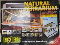 NEW Exo-Terra Natural Terrarium Medium Low