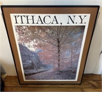 Poster - Ithaca NY 27”x22” - no glare glass