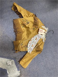 Child's Native American Leather Coat
