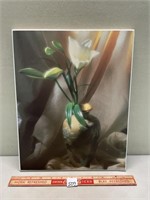 PRETTY PHOTO PLAQUE WALL HANGING 11 X 13.5 INCHES