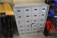 Aluminum Mailbox. 24 Compartments.  No Keys