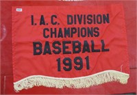 IAC DIvision Champions Baseball 1991