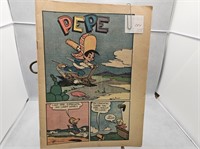 PEPE CARTOONS BOOK HAS NO COVER SOLD AS IS