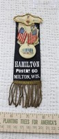 GRAND ARMY OF THE REPUBLIC RIBBON BADGE