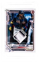 Ronald ACUNA JR. Card w/ SP Patch  - Game Used 201