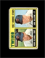 1967 Topps #137 Twins Rookie Stars P/F to GD+
